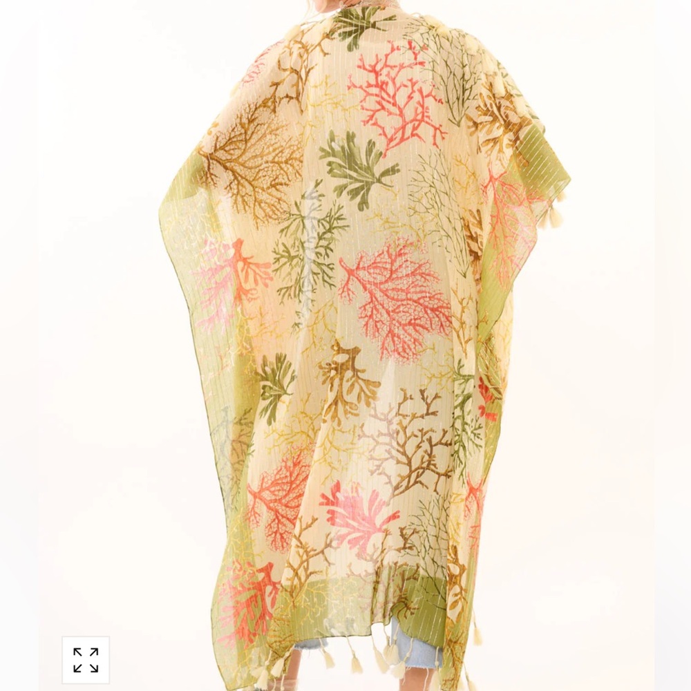 🆕 ARATTA CORAL FIELDS KIMONO - Picture 7 of 10